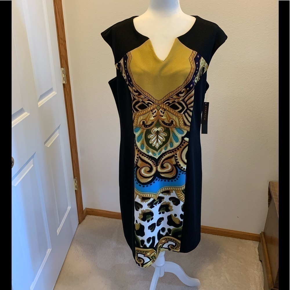 ILF Design of NY Summer A line. Bold Colors. Sz 14